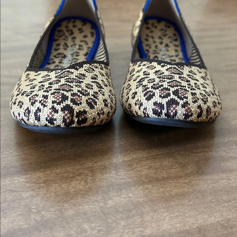 Rothy's Cheetah Loafers Animal Leopard Spot Print Slip Ons Flats Womens 8 Ii